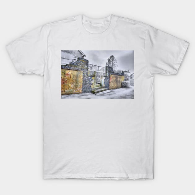 The Old Monsestery Wall T-Shirt by Nigdaw